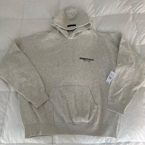 Essentials Men's Light Gray Hoodie